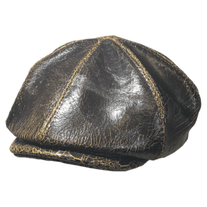 8 Piece Cap – Leather cracked brown