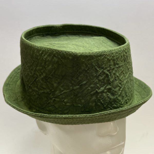 Green Linen Pork Pie Hat | The Hattic