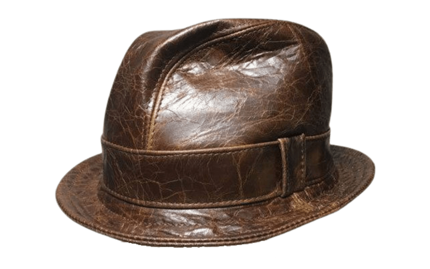 leather-snatch-fedora-cracked-brown