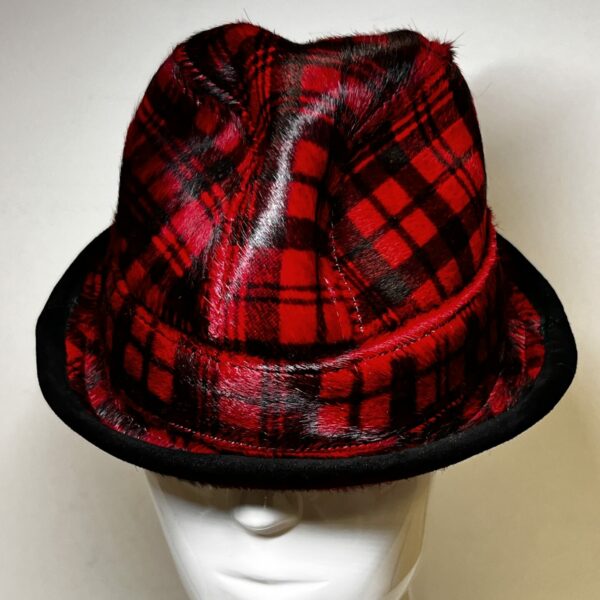 Red Checked Fedora
